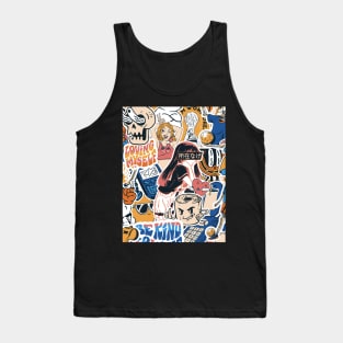 Retro Anime Aesthetic Tank Top